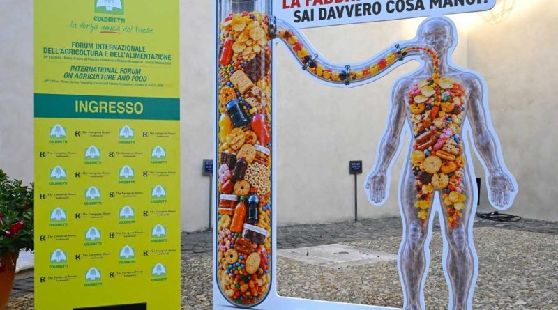 Cibo ultra-processato, la battaglia di Coldiretti si sposta a Bruxelles: “Class action e ricorso alla Corte di Giustizia UE per tutelare la salute”