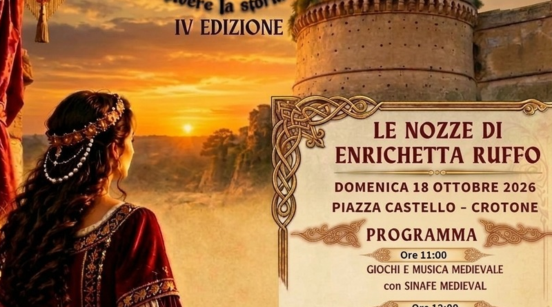 Crotone risveglia il suo passato con la IV edizione di Vivere la Storia: in Piazza Castello torna la magia del Medioevo