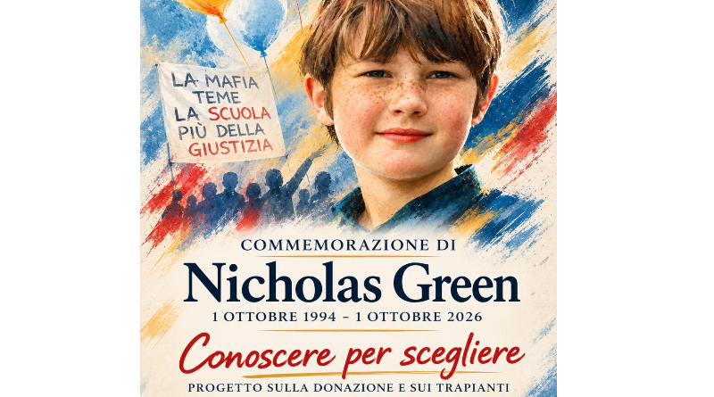 Il gesto che cambiò l’Italia: a trent’anni dalla morte di Nicholas Green, un progetto nelle scuole per imparare a scegliere