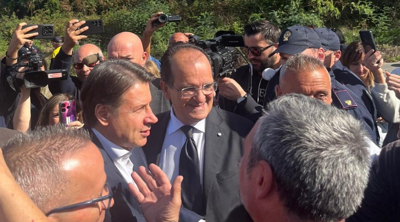 Dalla protesta del caro-carburante alla sfida alla Regione: la giornata calabrese di Giuseppe Conte